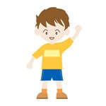 のびのびした子供